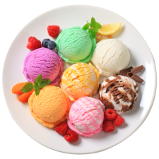 Ice-cream plate